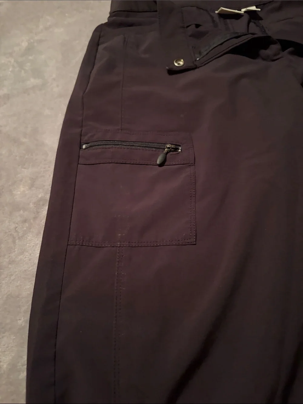 Men's Flat Front Cargo Shorts - Black
